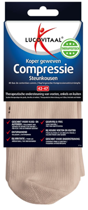 LUCOVITAAL COMPRESSIE KOPER SOKKEN MAAT 3641 SKIN